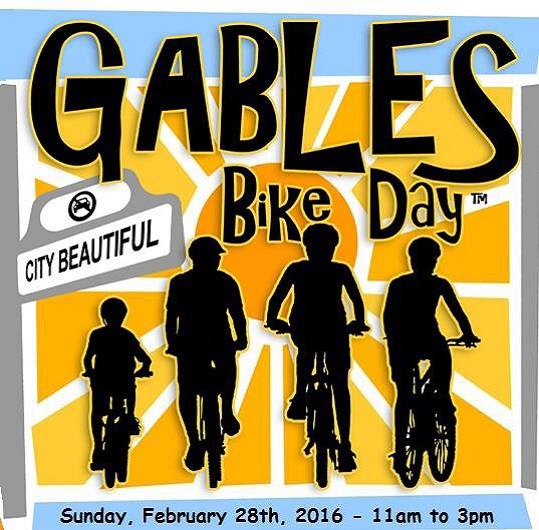 Annual Gables Bike Day Coming to Downtown Coral Gables Sunday February 28th