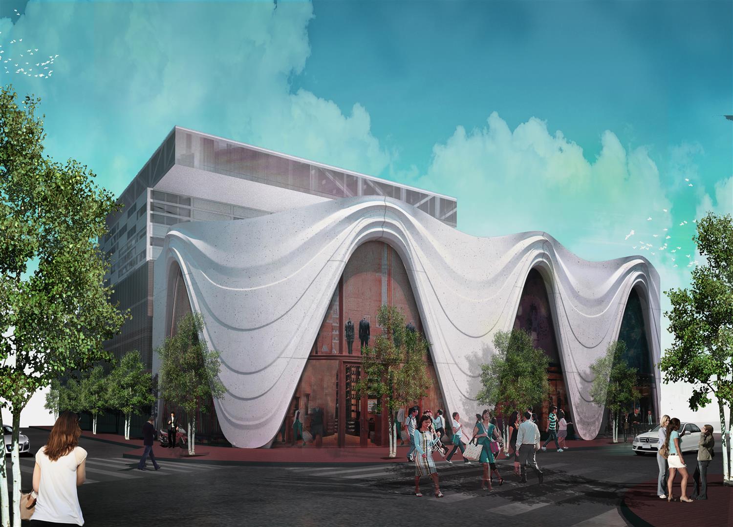 Chad Oppenheim Designing Retail Building With Drippy Facade in the Design District