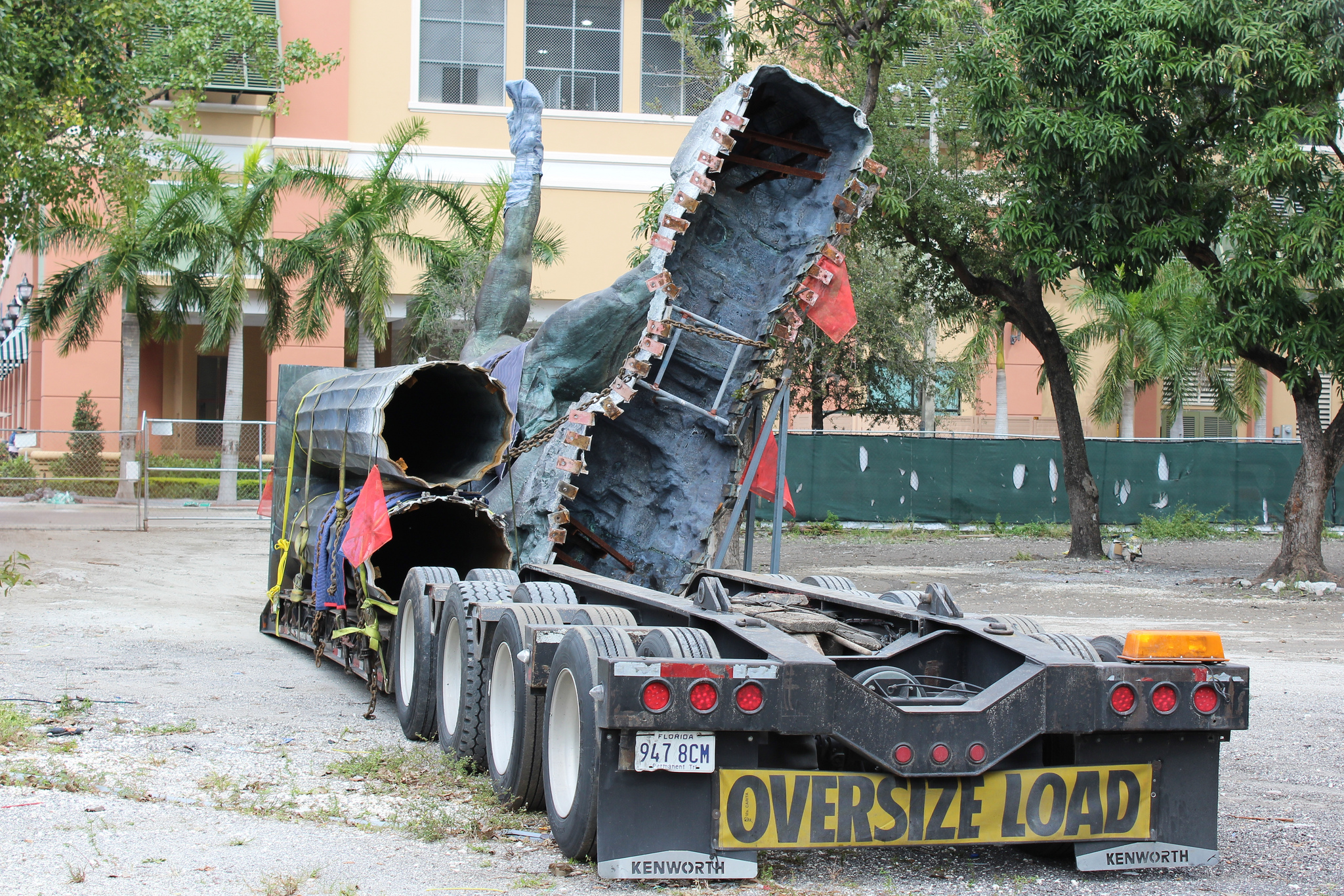 Mary Brickell Village’s Big Bronze Statue of Hercules is Gone