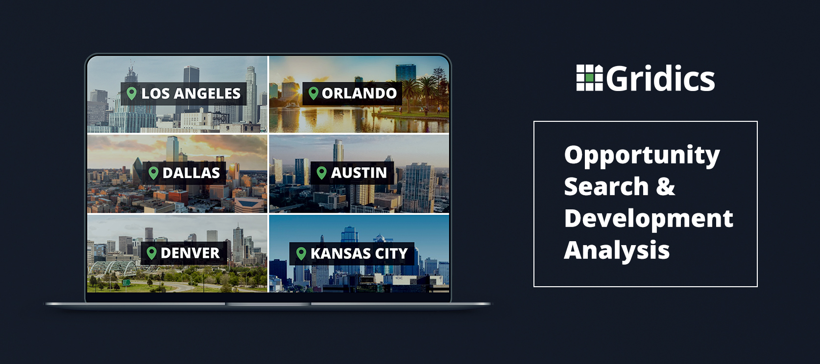 Gridics Expands Market Coverage to Los Angeles, Dallas, Austin, Denver and More