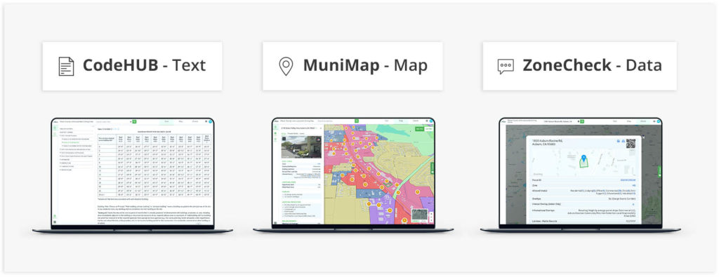 CodeHUB, MuniMap, and ZoneCheck, Placer County, CA smart zoning technology