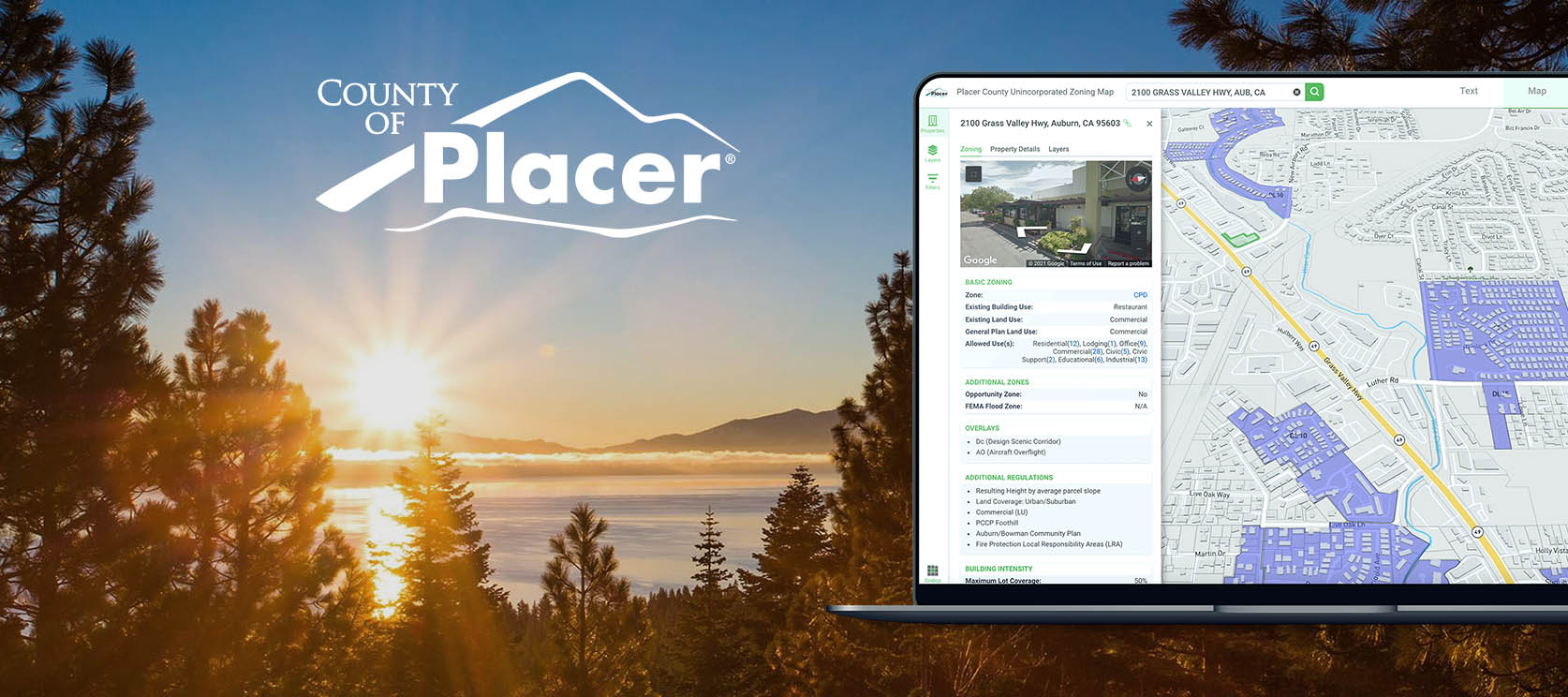 Placer County Adopts Gridics MuniMap & CodeHUB to Deliver Parcel-Specific Zoning Data & Remote Citizen Services Amidst COVID Pandemic