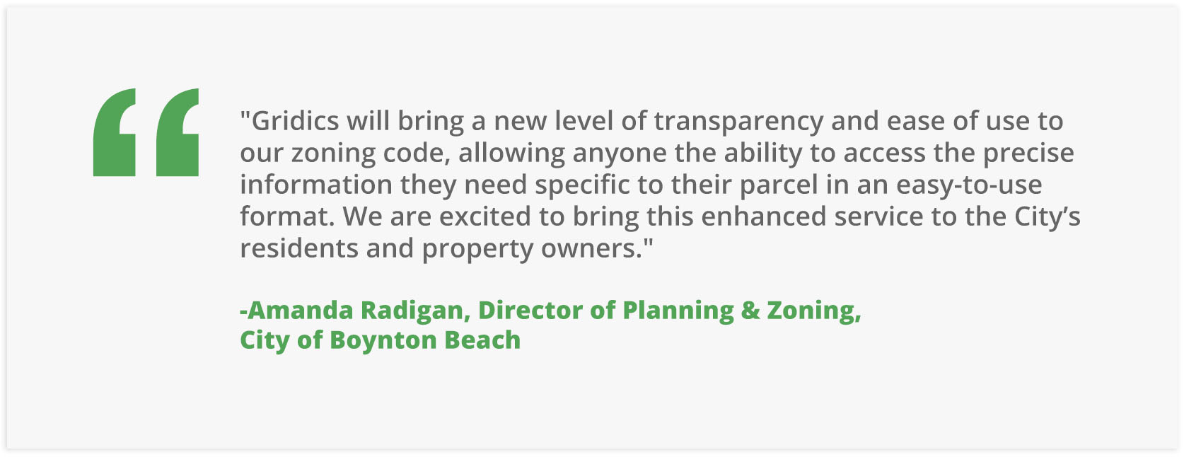 Boynton Beach 12th Florida City to Adopt the Gridics Municipal
